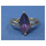 14k Diamonds Ring 2.7g