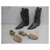 Tony Lama El Rey Cowboy Boots Size 10.5D