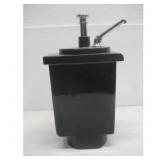 Black Syrup Pump with 'VANILLA' Label