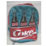Vtg Coca-Cola Backpack - 3D Bottle Design