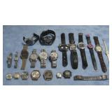 Large Assortment of Watches & Watch Parts See Info