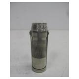 Vtg Chrome Match Safe Holder 3'