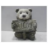 Welcome Bear 18' Made Of Resin 18'