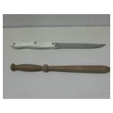 Cutco Knife W/Wooden Utensil