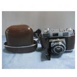 Vtg Kodak Retina III C Camera W/Case Untested