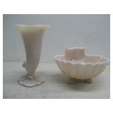 Paired Sea Shell Bowl & Vase