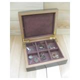 Jewelry Box W/ Assorted Earrings