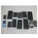 Various Pre-Owned Cell Phones & Music Players