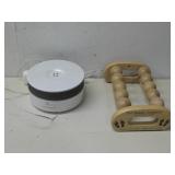 Wooden Foot Massager W/ Spa Room Air Mister See