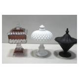 Vtg Candy Dishes Milk Glass Westmoreland See Info