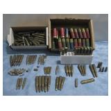Misc bullets including 12 gauge, 8 mm see info