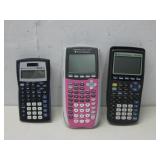 Three Texas Instruments Calculators See Info
