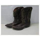 Pair Of Justin Cowboy Boots 12' Long