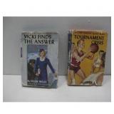 Two Vtg Books Vicki Finds The Answer See Info