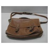 Vtg Robert Cheau Leather Briefcase/Laptop Bag