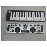 Mini Akai LPK 25 Keyboard And Numark DJ 2 Go See