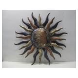 Multicolored Metal Sun Moon & Stars Decor 38'