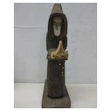1950  Hand Carved Wooden Monk/Priest Figure 9'