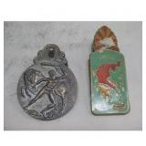 Vtg Greek Souvenir Clips - Centaur & Greek Map