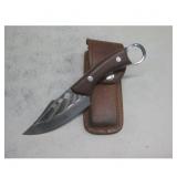 Old Timer Steel Ring Tactical Knife W/Sheath