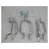 Sterling Nickel 3' Pull W/ Deco Spoon Foot Set