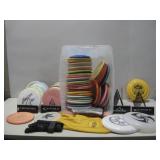 Large Tote With Many Frisbees