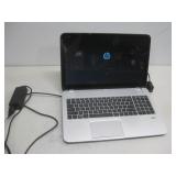 HP Lap Top W/Power Cord Powers On See Info