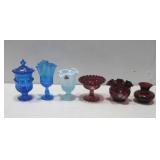 Assorted Vtg Fenton Glassware Vases See Info