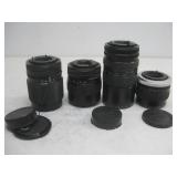 Four Camera Lenses Makinon MC See Info