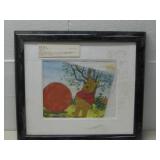 Framed Winnie The Pooh Animation Art See Info