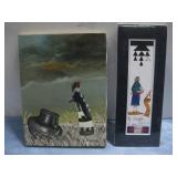 Two Native American Signed Paintings See Info