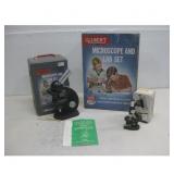Vtg Gilbert Microscope & Lab Set In Original Box
