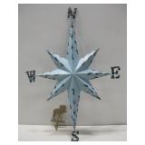Metal Compass & Brass Moose Hook See Info