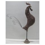 Metal Rooster Statue 33.5' Tall