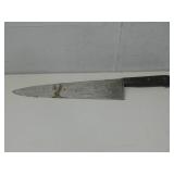 Vtg L F & C Universal Butcher Knife W/Wood Handle