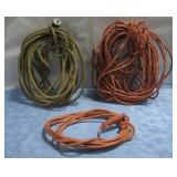Three Heavy Duty Electric Cords