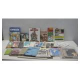 Assorted Vtg Books, Maps & More