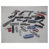 Assorted Multi Tools Box Cutters & Pocket Knives