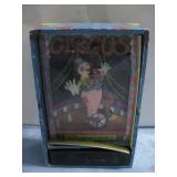 Circus Dancing Clown Shadow Box W/ Drawer