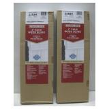 2' Faux Wood Cordless Blinds Two NIB 23'x84'