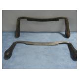 2 Draw Knives  D. Barton  & Douglass Mfg. See