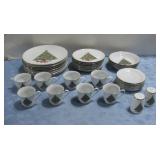 Jamestown Christmas Dishes