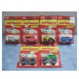 Six NIP Majorette Die-Cast Metal Cars