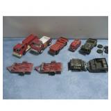 Vtg Die-Cast Toy Trucks & Trailers