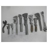 Lot of 10 miscellaneous wrenches