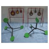 Four Metal Shooting Targets