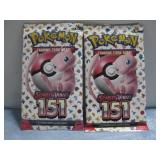 2 NIP Pokemon Scarlet & Violet 151 Booster Packs