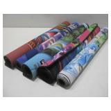 Five Pokemon Trading Card Game Mats