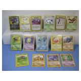 Fifteen Assorted Pokemon Trading Cards