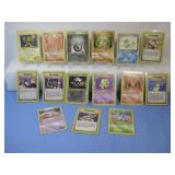 Fifteen Assorted Pokemon Trading Cards
